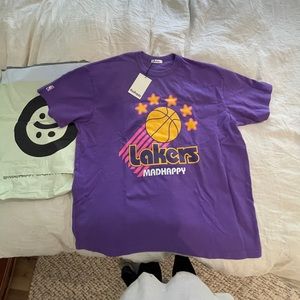 Purple MadHappy X Lakers tshirt size XL